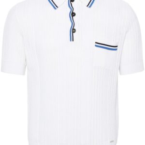 Dsquared2 open-knit polo shirt