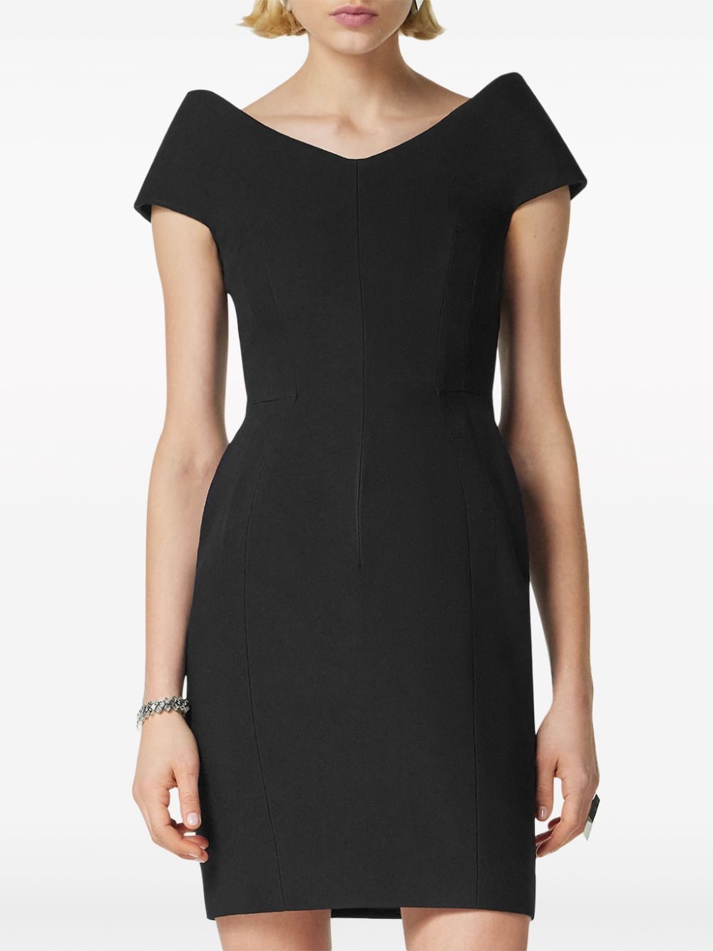 Versace Sculptural V-neck minidress - Image 3