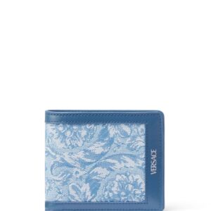 Versace Barocco Athena jacquard bi-fold wallet