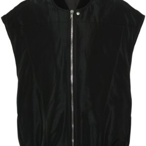 Rick Owens ribbed-collar padded jacket