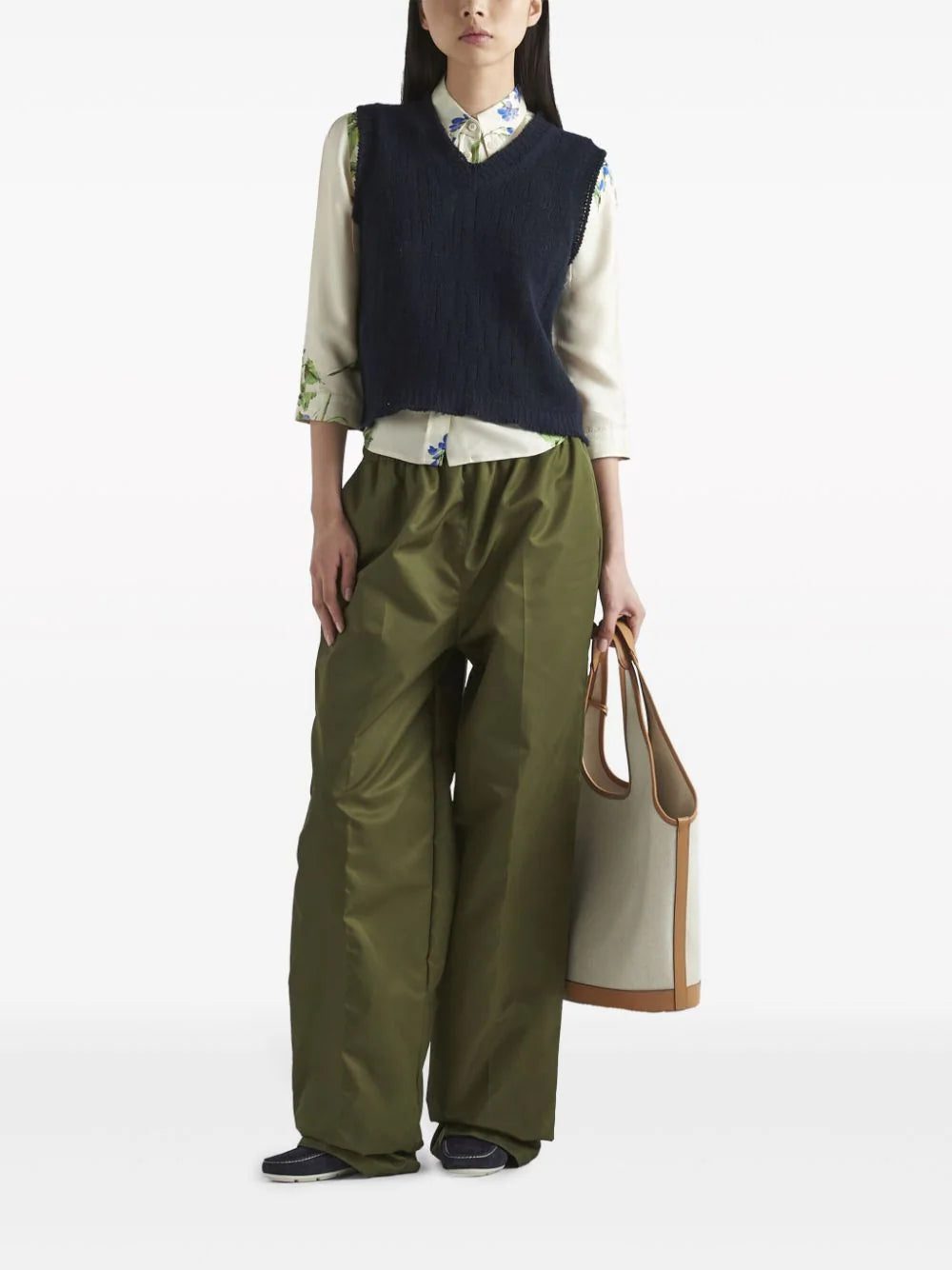 Prada floral-print silk shirt - Image 2