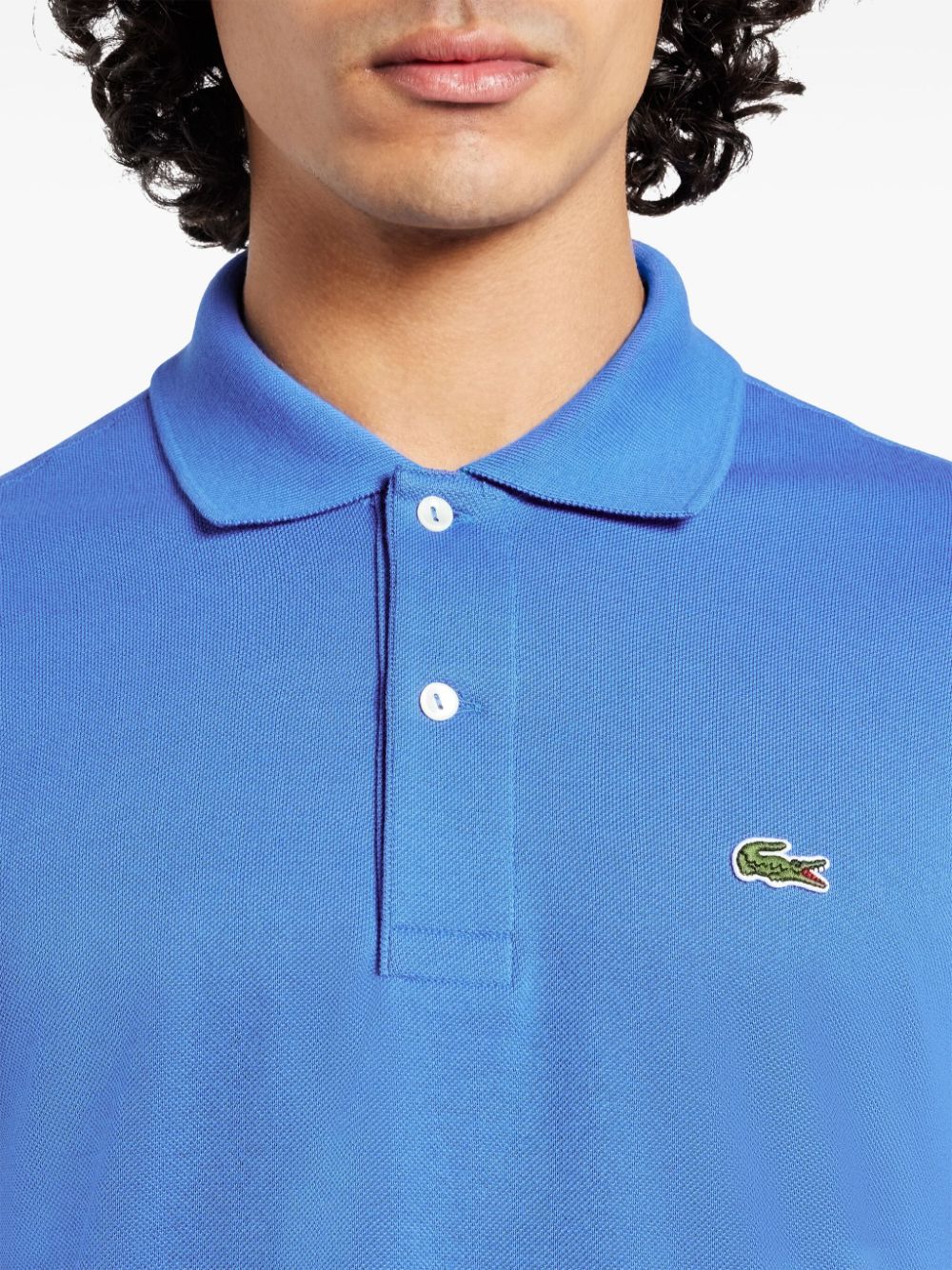 Lacoste logo-appliqué cotton polo - Image 5