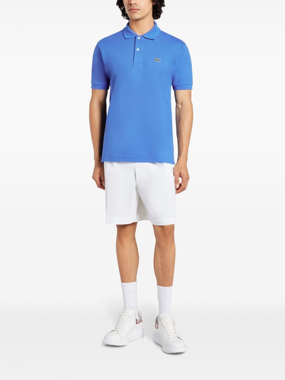 Lacoste logo-appliqué cotton polo - Image 2
