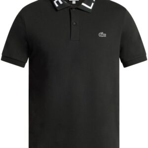 Lacoste branded collar logo-appliqué polo shirt