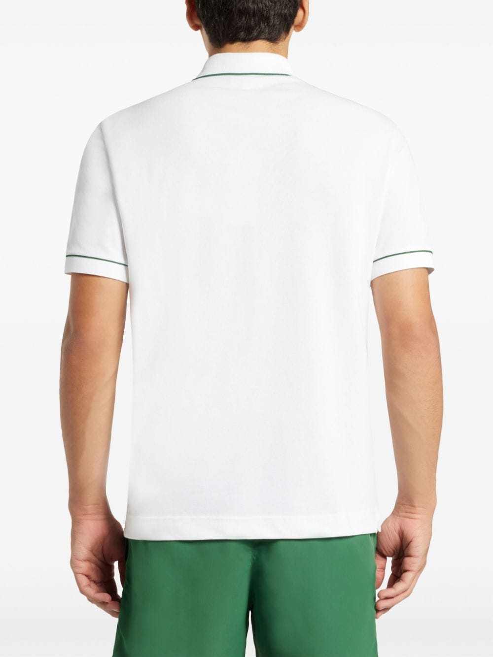Lacoste logo-embroidered contrast-trim polo shirt - Image 4