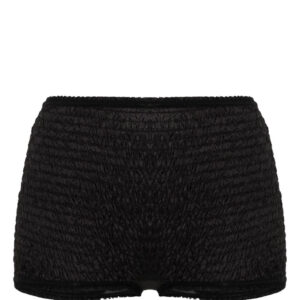 Maison Margiela four-stitch-logo shirred briefs