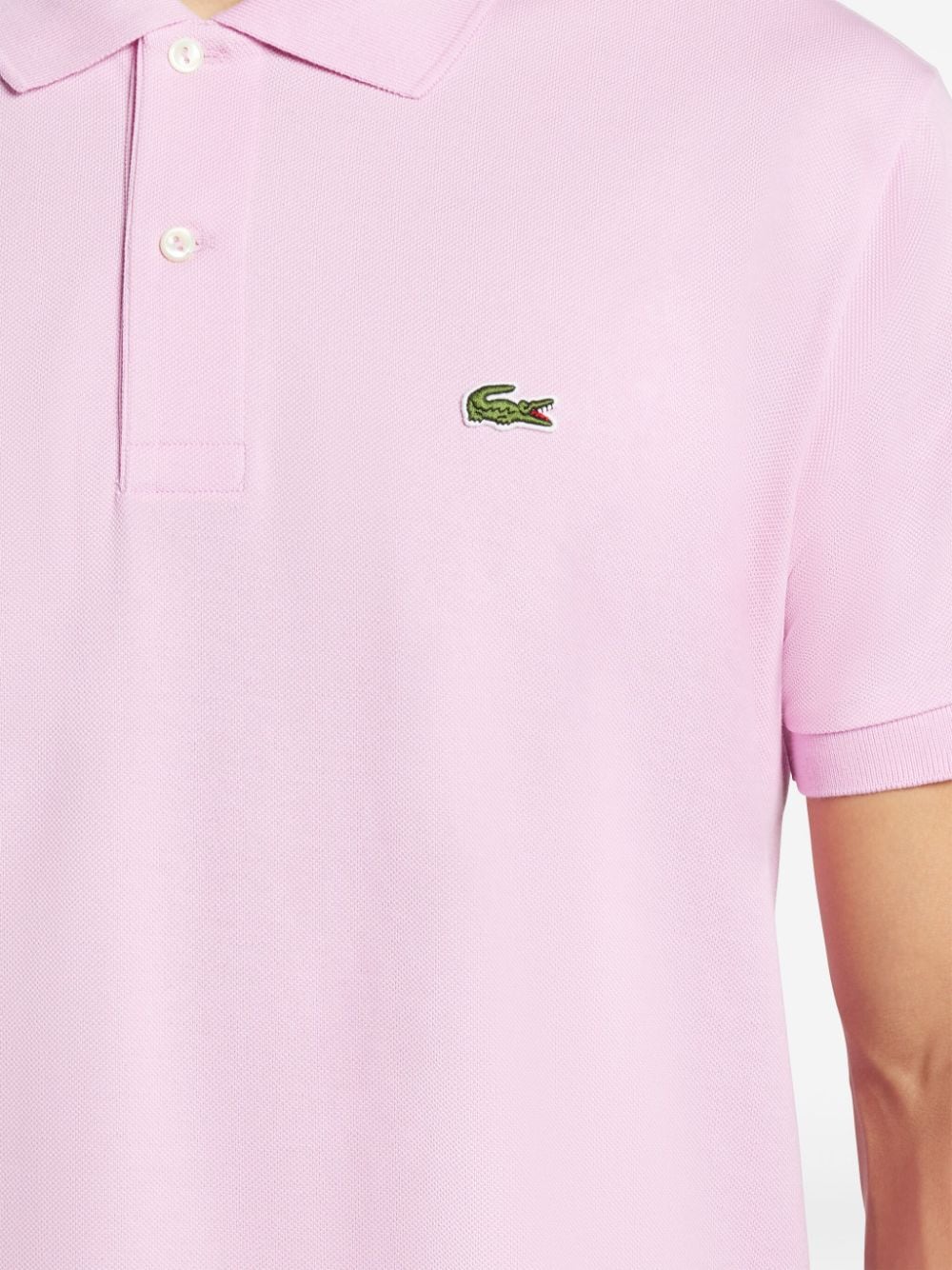 Lacoste logo-embroidered cotton polo shirt - Image 5