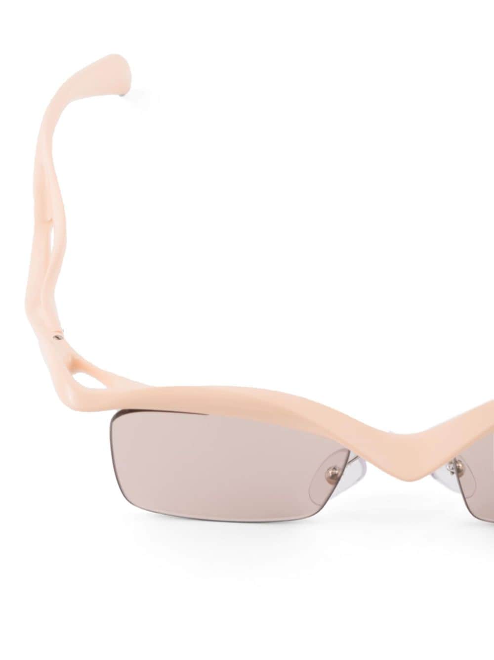 Prada Eyewear Runway geometric-frame sunglasses - Image 4