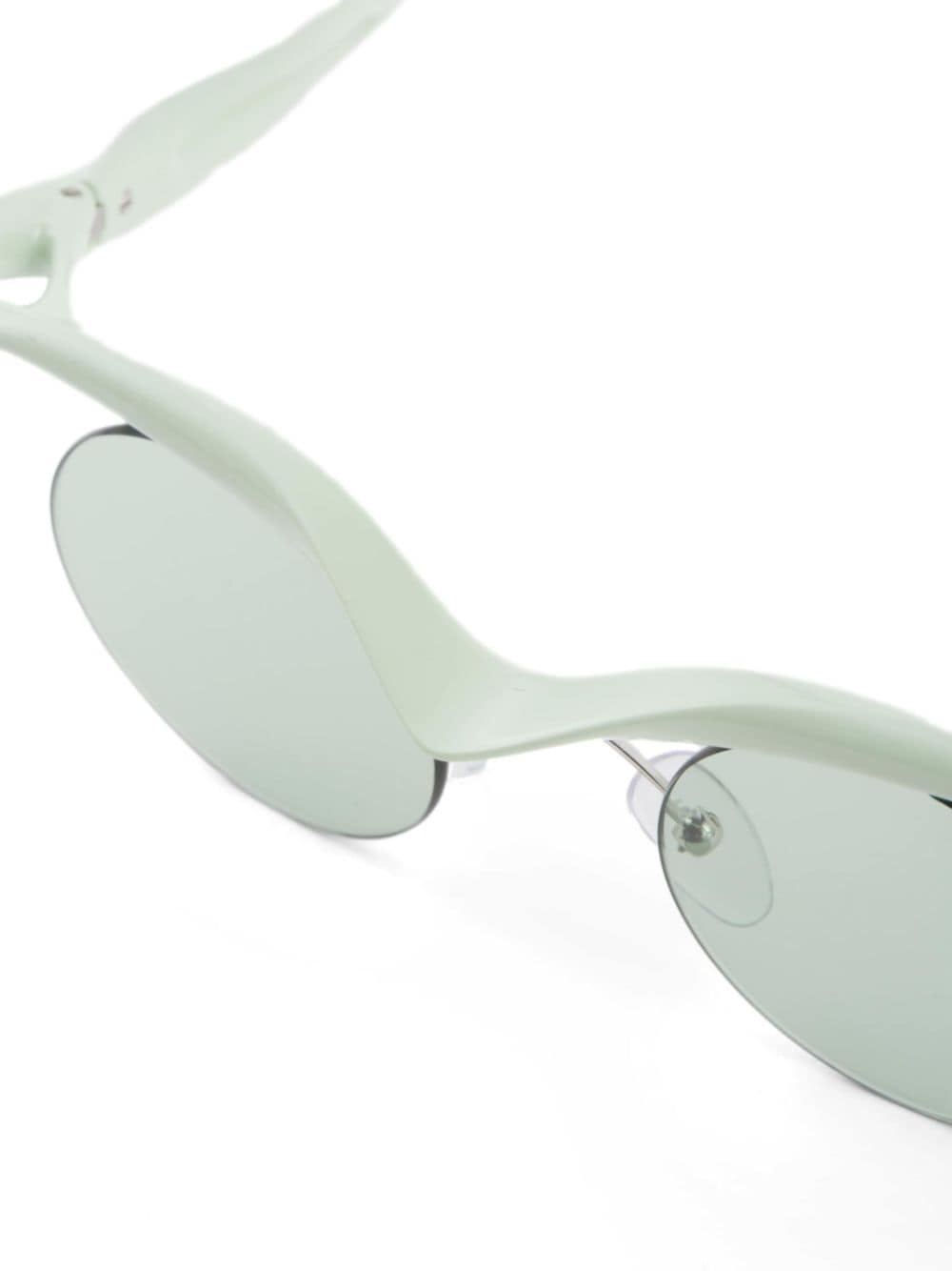 Prada Eyewear Runway geometric-frame sunglasses - Image 4