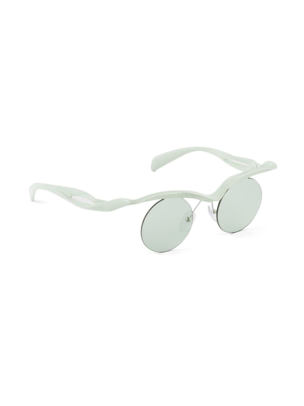 Prada Eyewear Runway geometric-frame sunglasses - Image 3