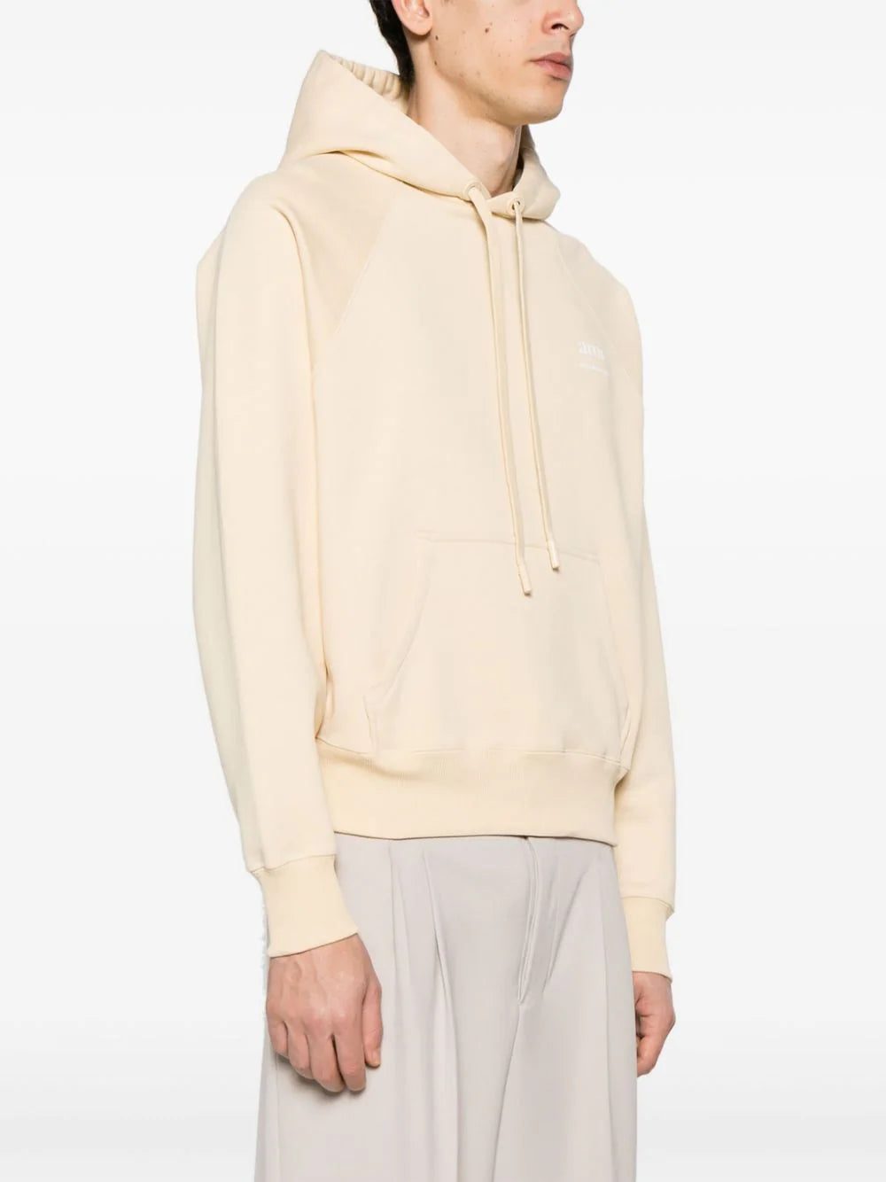 AMI Paris logo-print cotton hoodie - Image 2