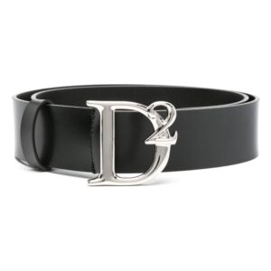 Louis Vuitton logo-buckle leather belt
