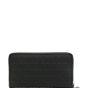 Valentino Garavani Toile Iconographe-embossed leather wallet