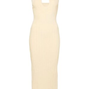 Jacquemus  Sierra ribbed midi dress