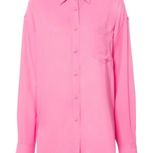 Stella McCartney drop-shoulder crepe shirt