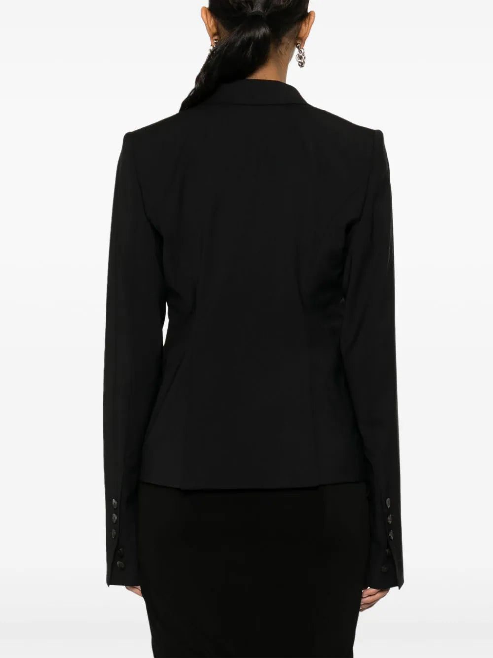 Rick Owens wool single-breasted blazer - Image 4