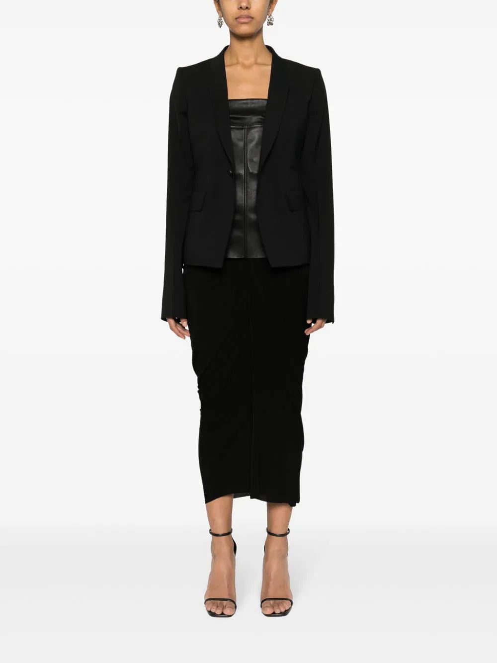 Rick Owens wool single-breasted blazer - Image 2