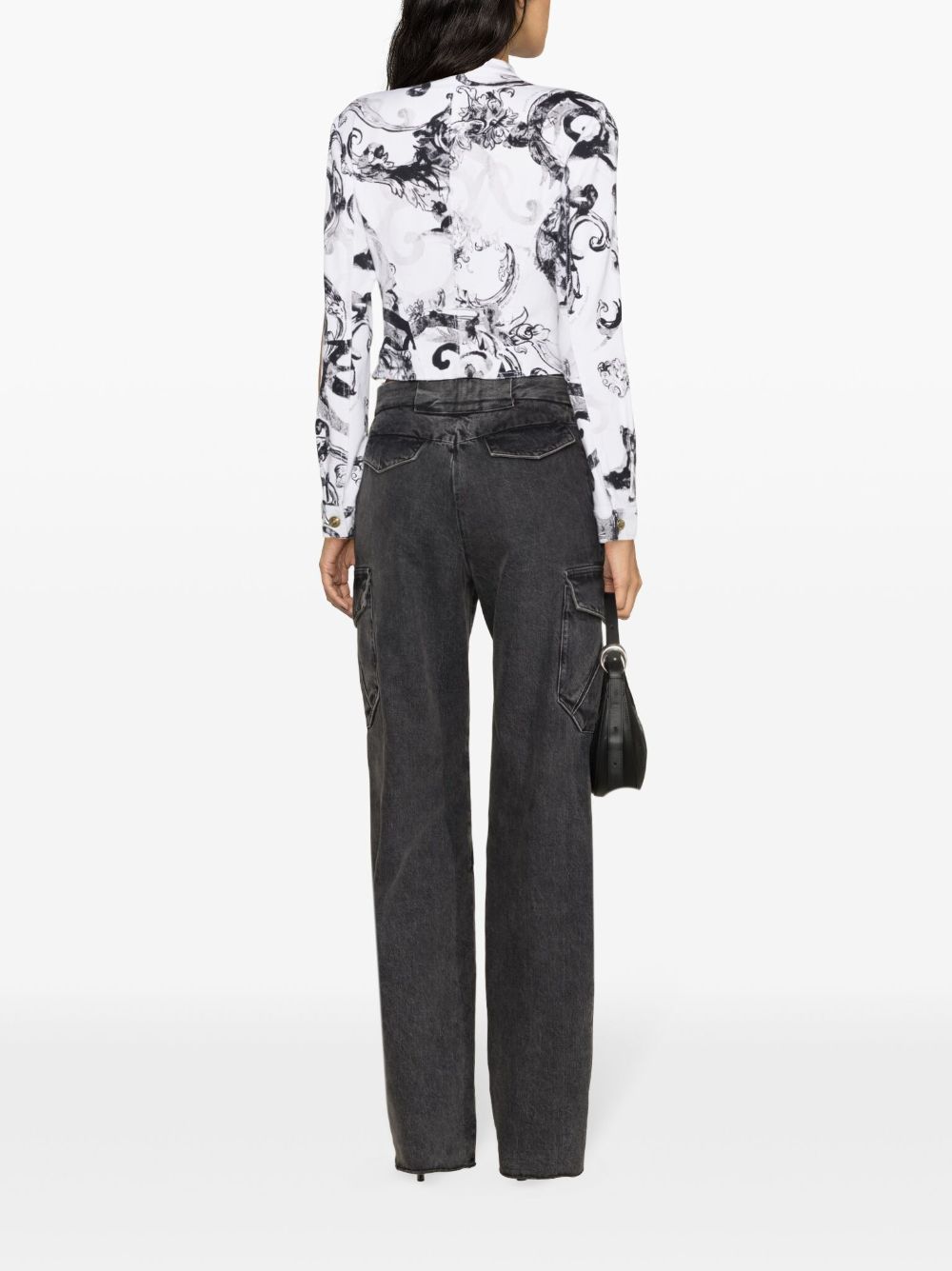 Versace Jeans Couture Watercolor Couture denim jacket - Image 4