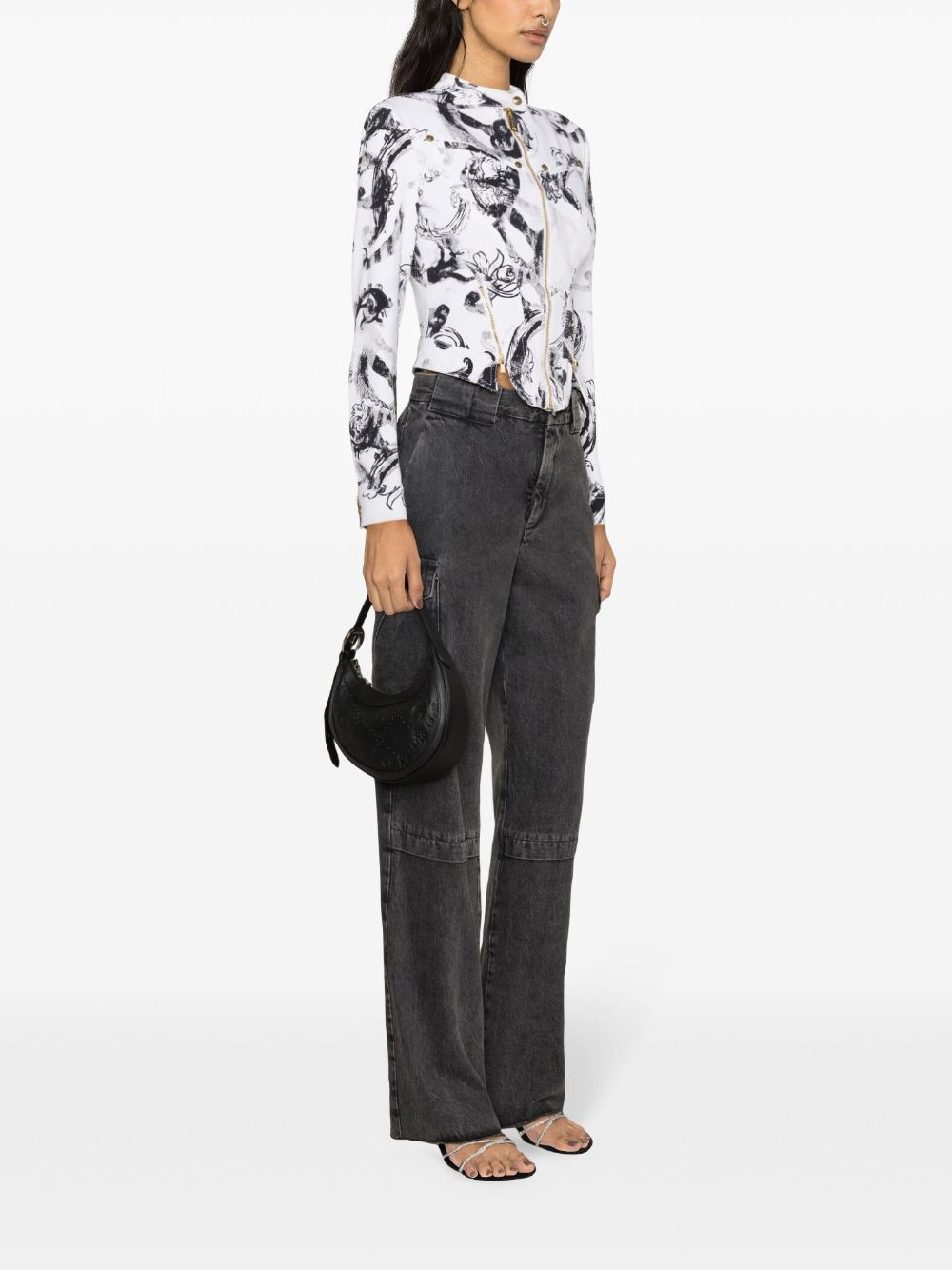 Versace Jeans Couture Watercolor Couture denim jacket - Image 3