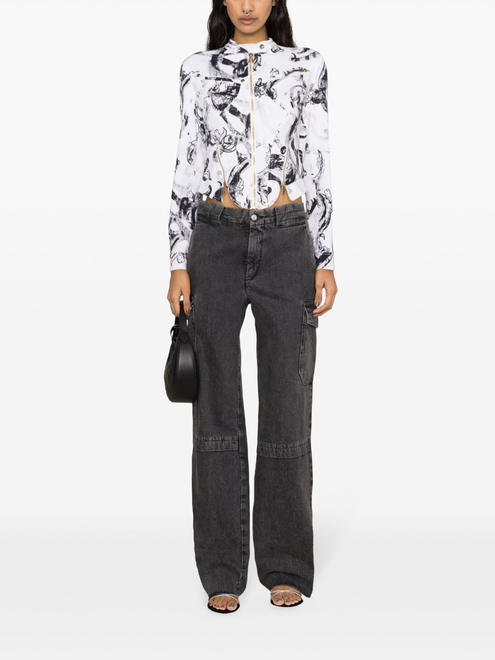 Versace Jeans Couture Watercolor Couture denim jacket - Image 2