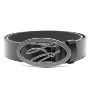 Louis Vuitton logo-buckle leather belt