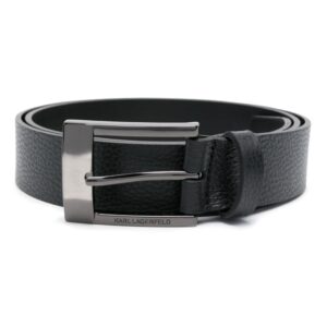 Louis Vuitton logo-engraved leather belt