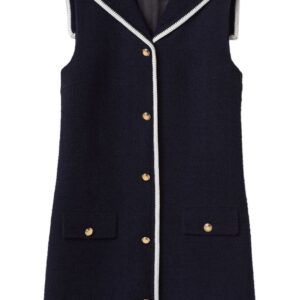 Miu Miu sleeveless bouclé mini dress