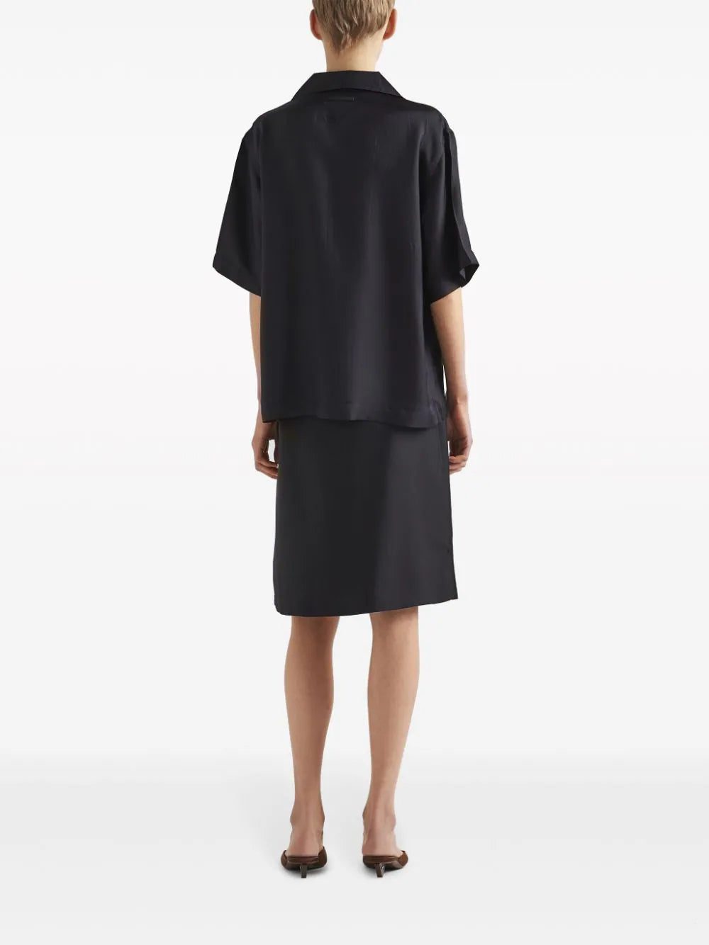 Prada floral-print silk twill shirt - Image 4