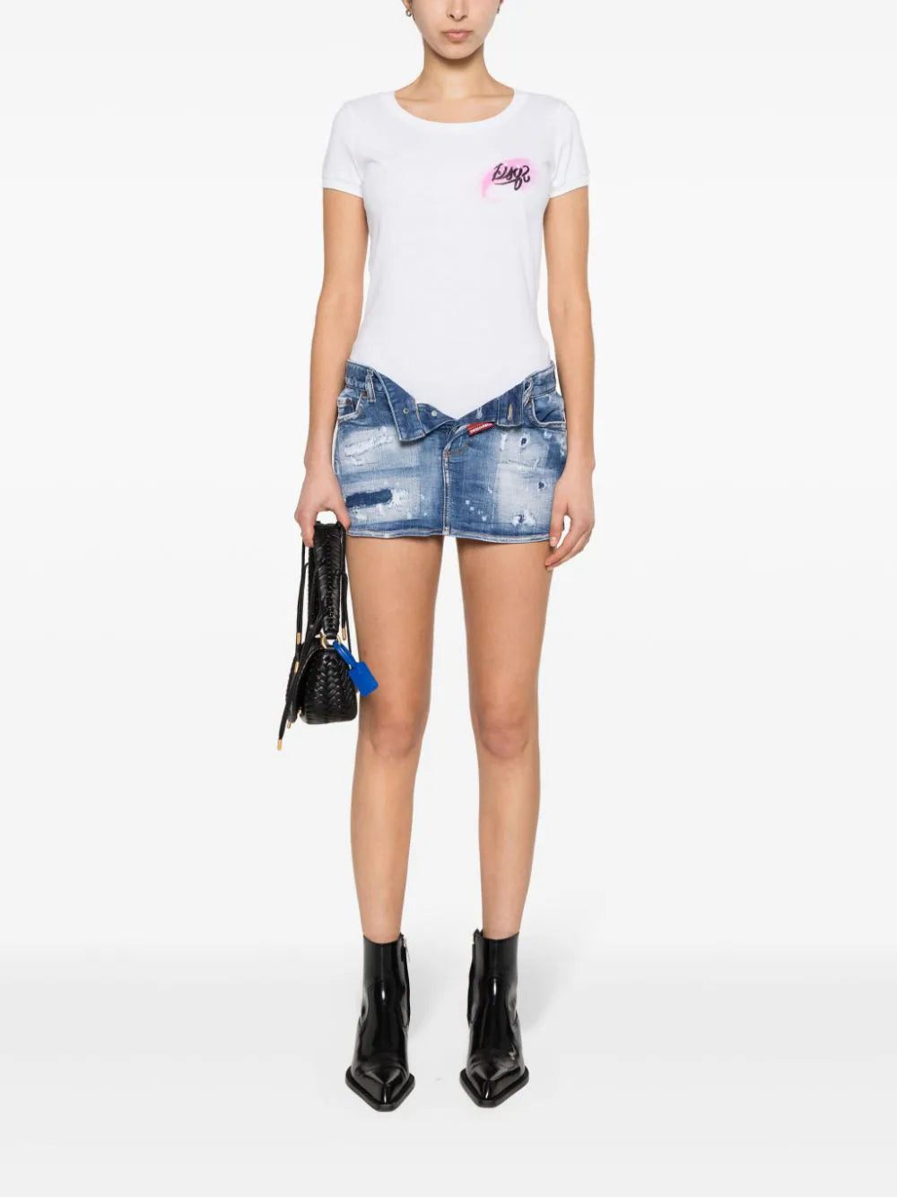 DSQUARED2 denim mini skirt - Image 2