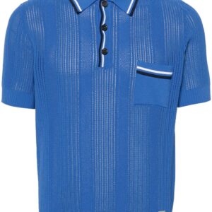 Dsquared2 crochet-knit polo shirt