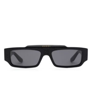 Gucci Eyewear GG-print rectangle-frame sunglesses
