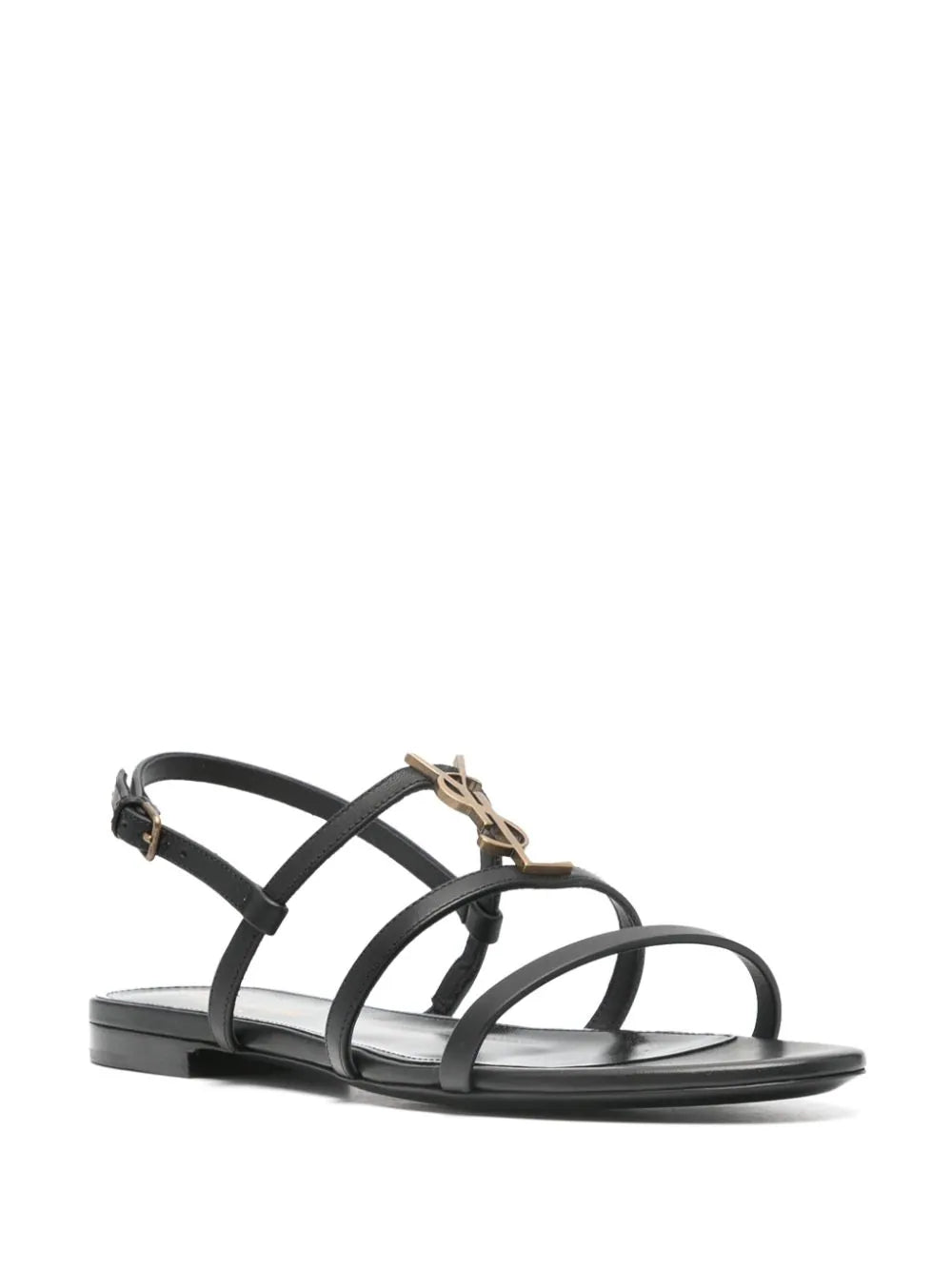 Saint Laurent Cassandra leather sandals - Image 2