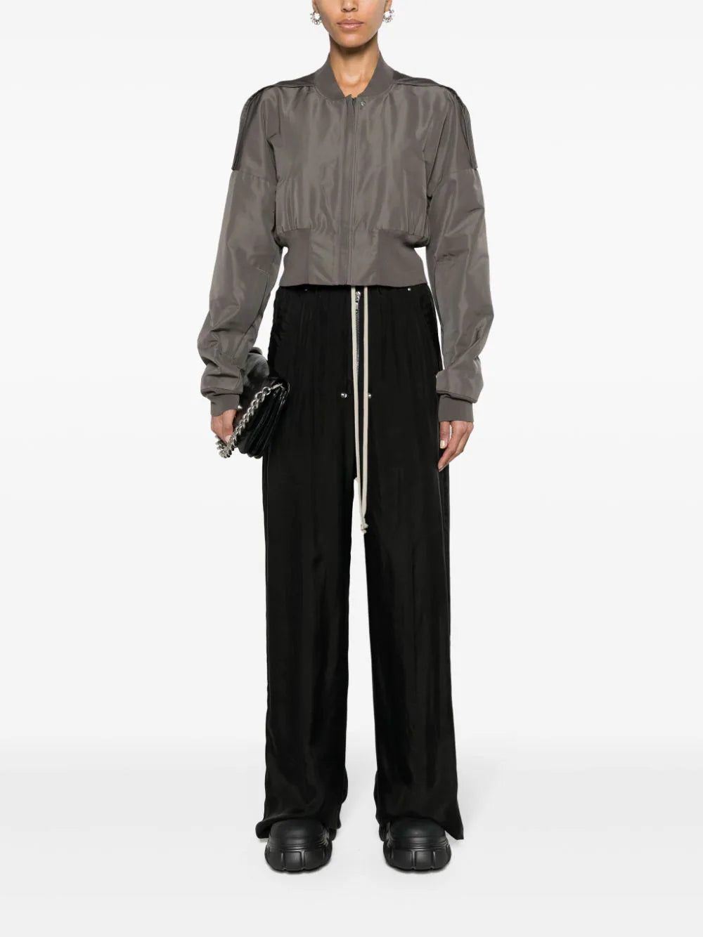 Rick Owens drawstring wide-leg trousers - Image 2