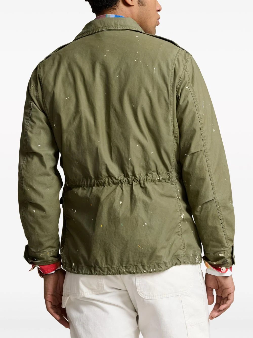 Polo Ralph Lauren paint-splatter twill military jacket - Image 4