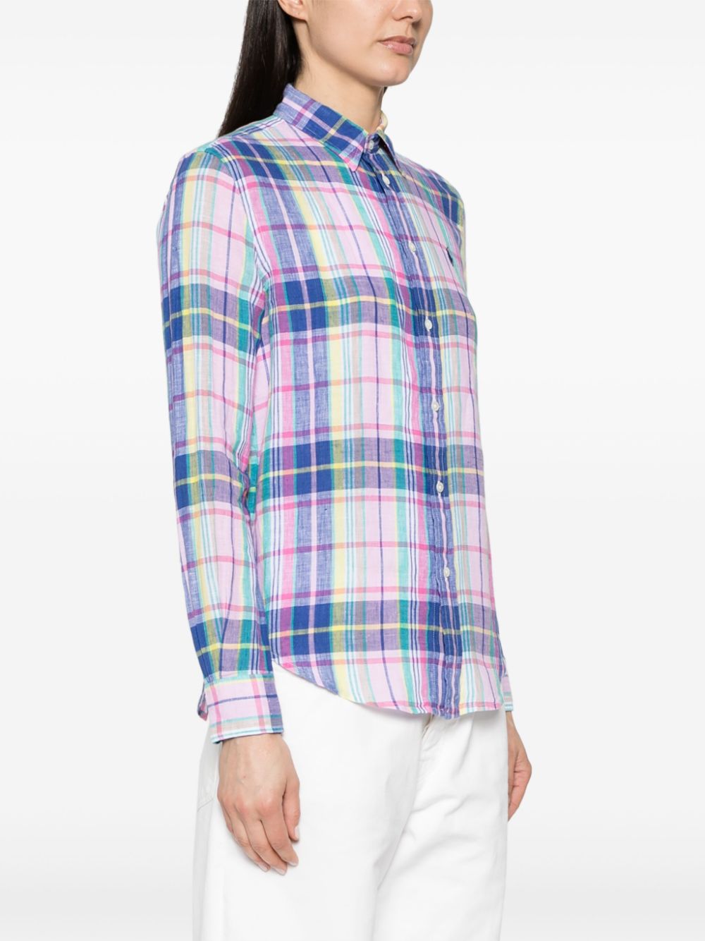 Polo Ralph Lauren Polo Pony checked linen shirt - Image 3