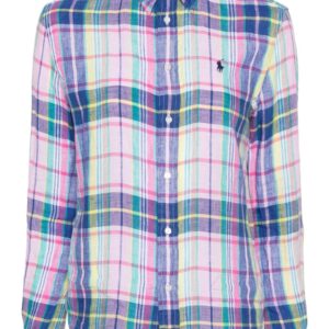 Polo Ralph Lauren  Polo Pony checked linen shirt