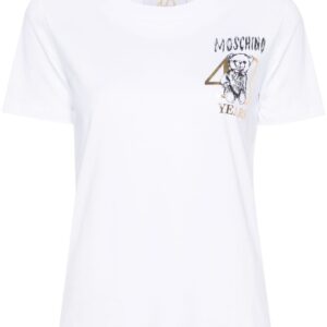 Moschino Teddy Bear-print cotton T-shirt