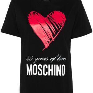 Moschino logo-print cotton T-shirt