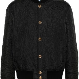 Versace Barocco-quilted bomber jacket