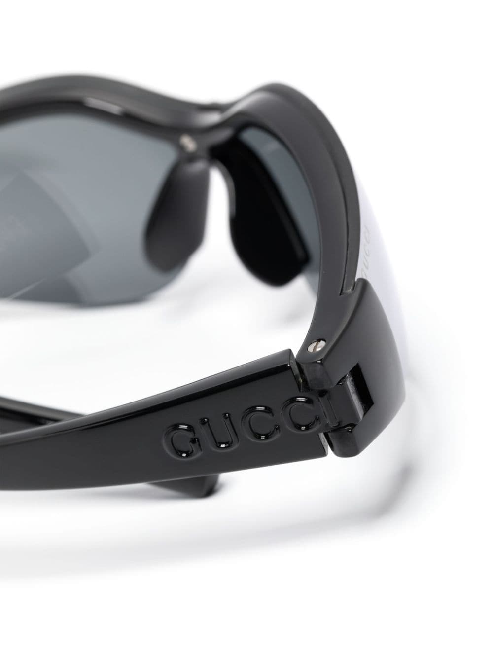 Gucci Eyewear Interlocking G shield-frame sunglasses - Image 3