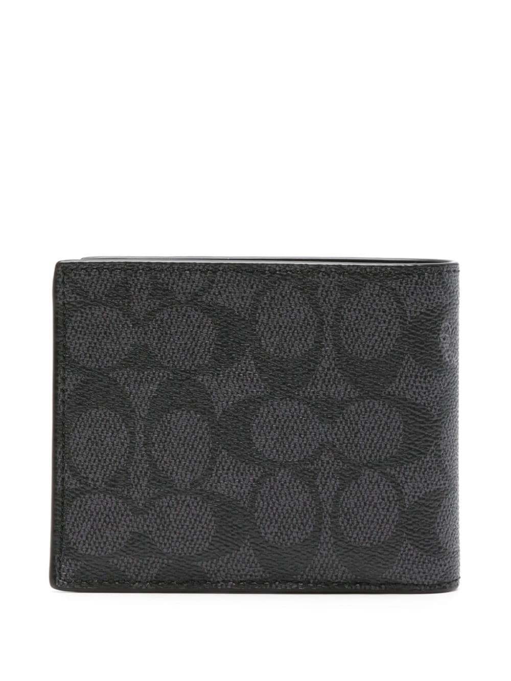 Coach monogram bi-fold leather wallet - Image 2