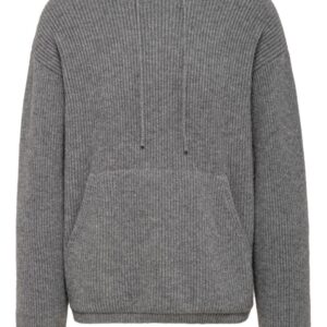 Prada ribbed-knit cashmere hoodie