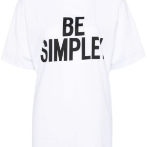 Moschino slogan-print cotton T-shirt