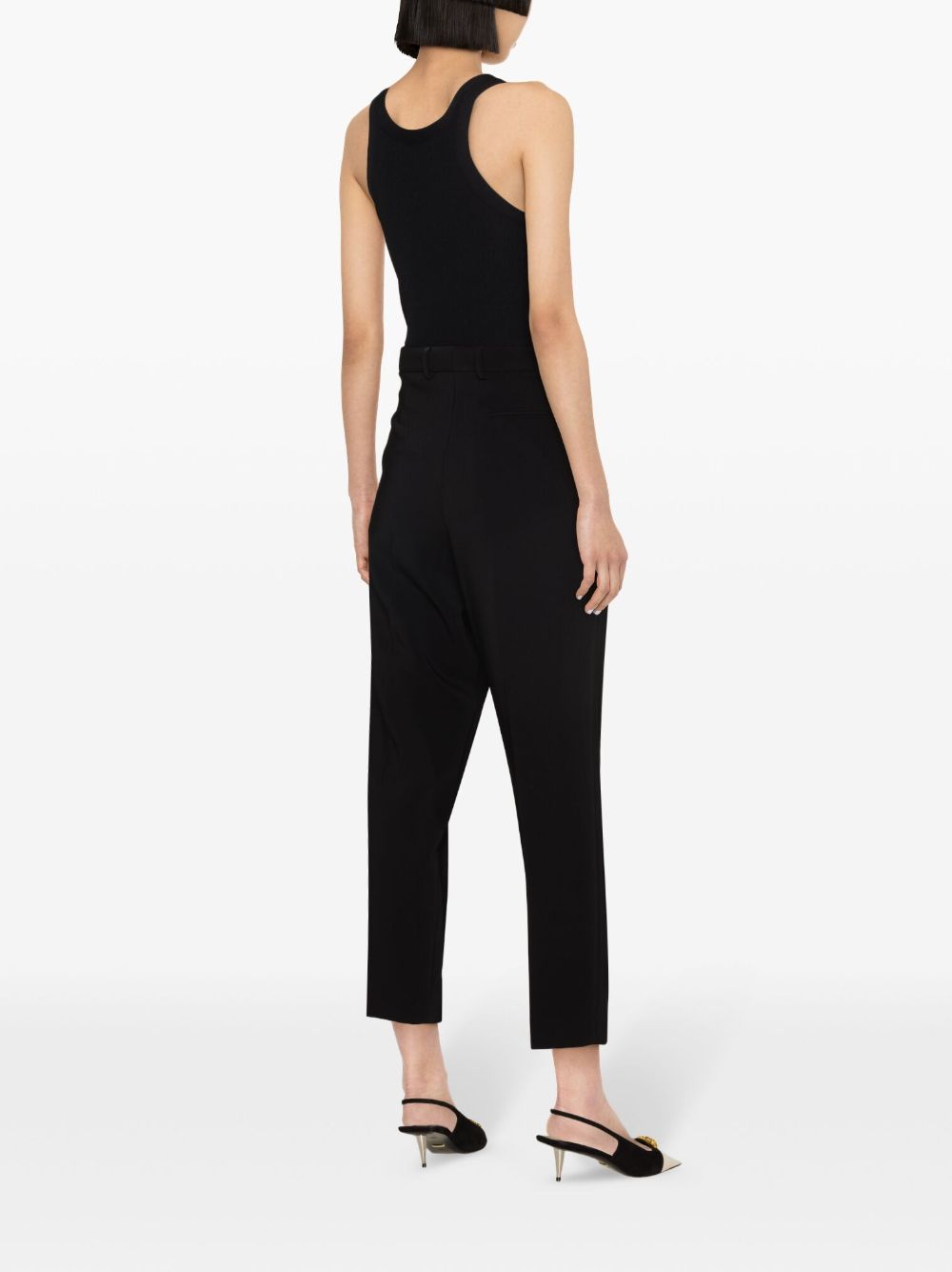Moschino high-waist cropped trousers - Image 4