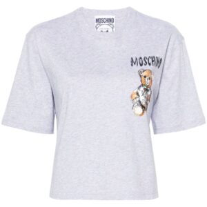 Moschino Teddy Bear-print cotton T-shirt
