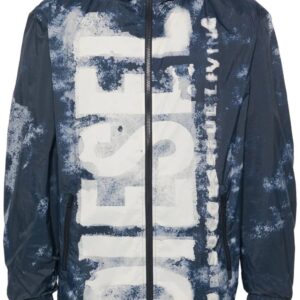 Diesel  J-Warrett-Logo-Logo hooded jacket