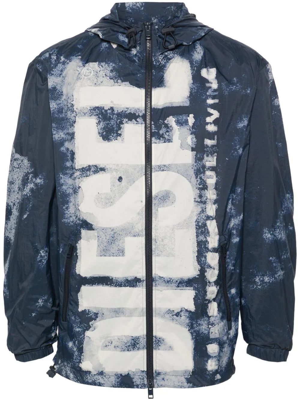 Diesel J-Warrett-Logo-Logo hooded jacket