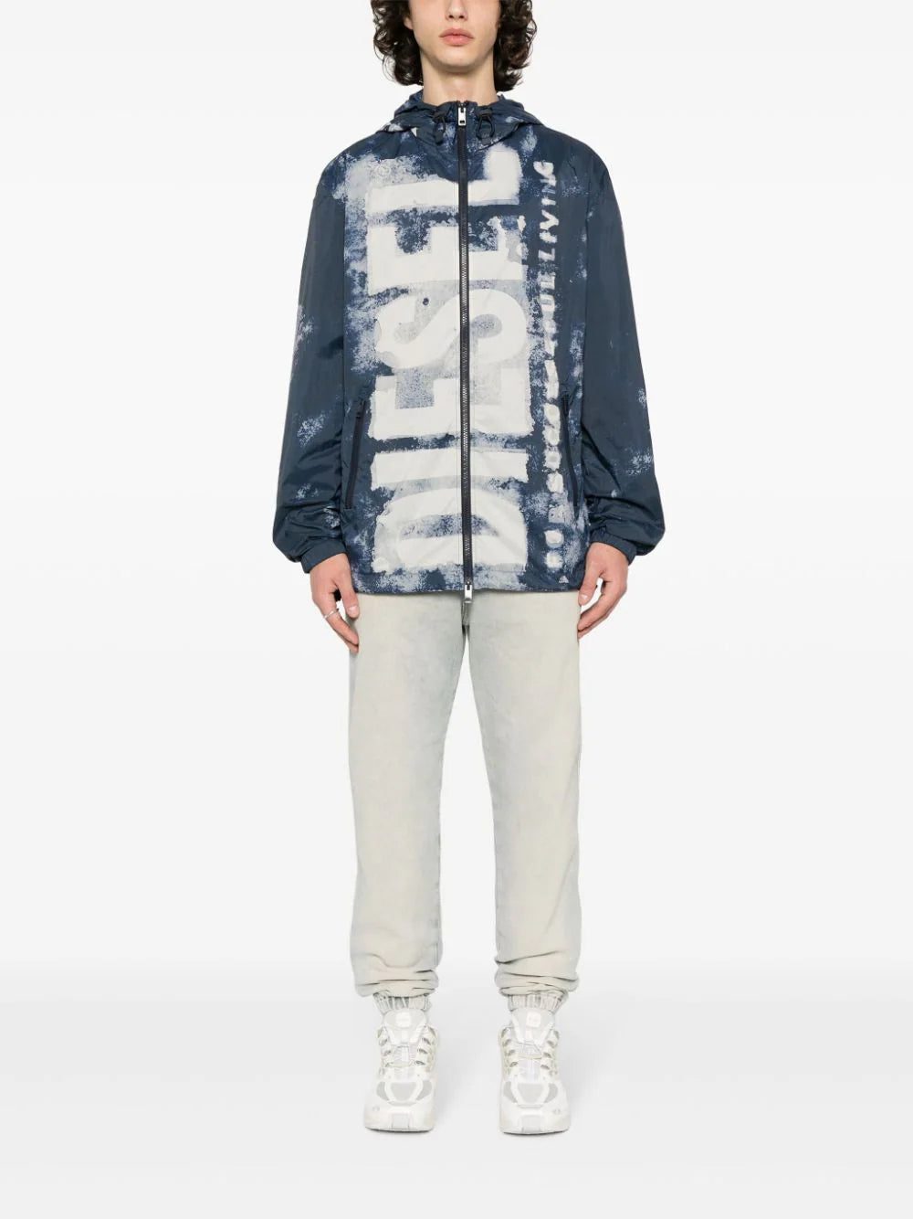 Diesel J-Warrett-Logo-Logo hooded jacket - Image 2