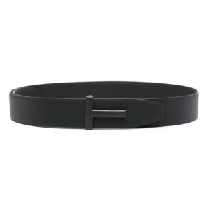 TOM FORD Ridge T leather belt