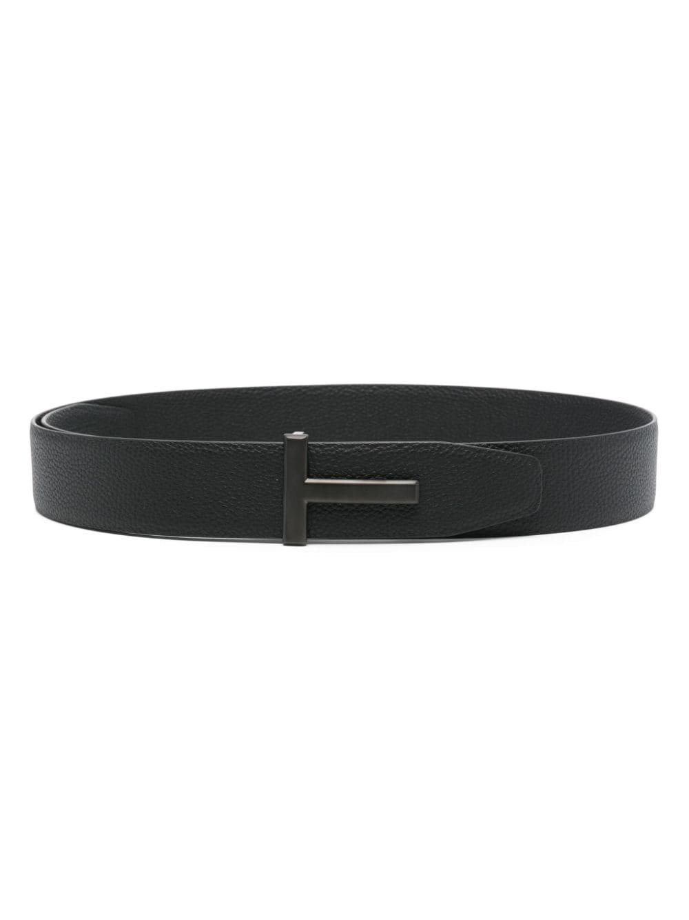 TOM FORD Ridge T leather belt